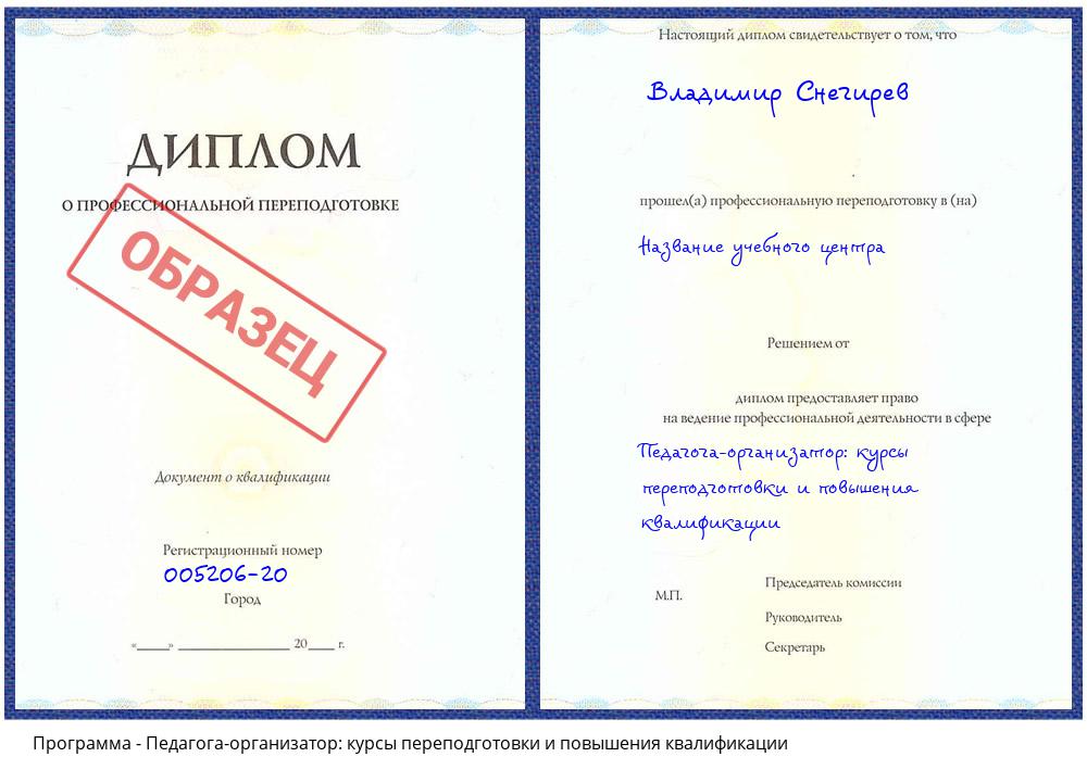 Педагога-организатор: курсы переподготовки и повышения квалификации Калининград